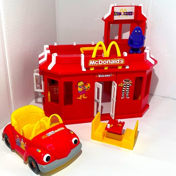 McDonalds Other - RARE McDonalds Play Place Drive Thru Restaurant Playset Vtg 2003 With CAR !